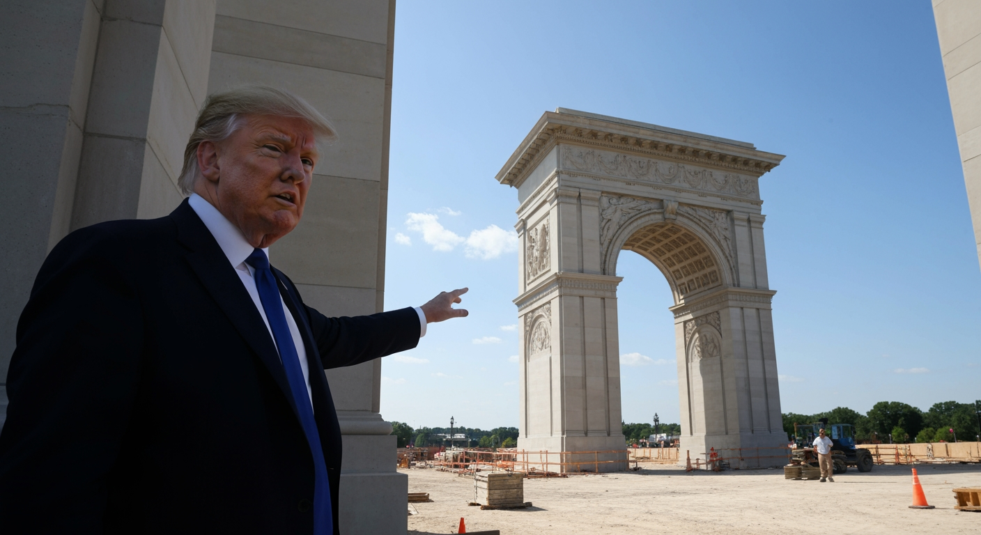 Grand Arch Plans Filed for Washington, D.C., Sparking Monumental Debate