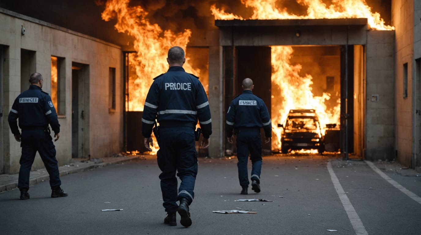 Wave of Arson Attacks Targets French Prisons, Raising Security Concerns