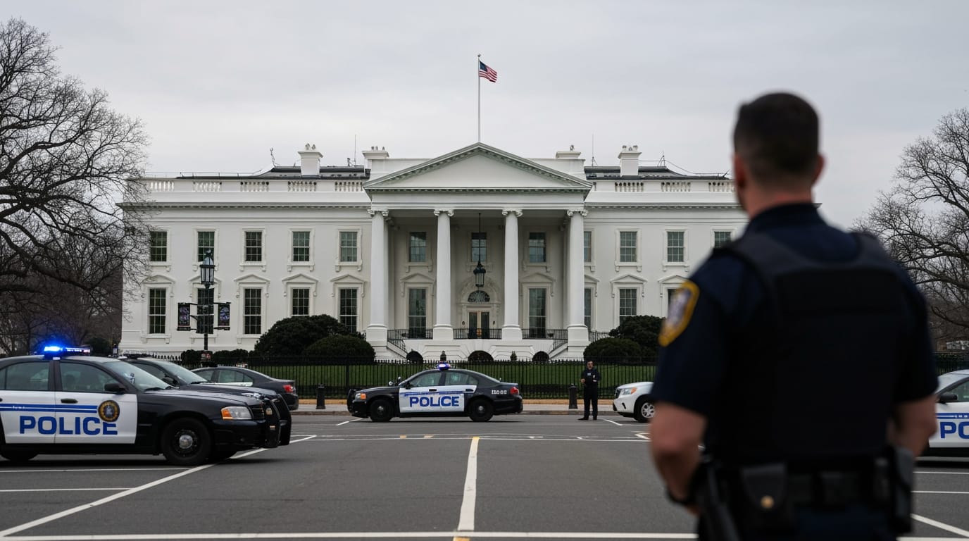 White House Locked Down Amid Reports of Gunfire, Heightening Security Concerns in the Nation's Capital