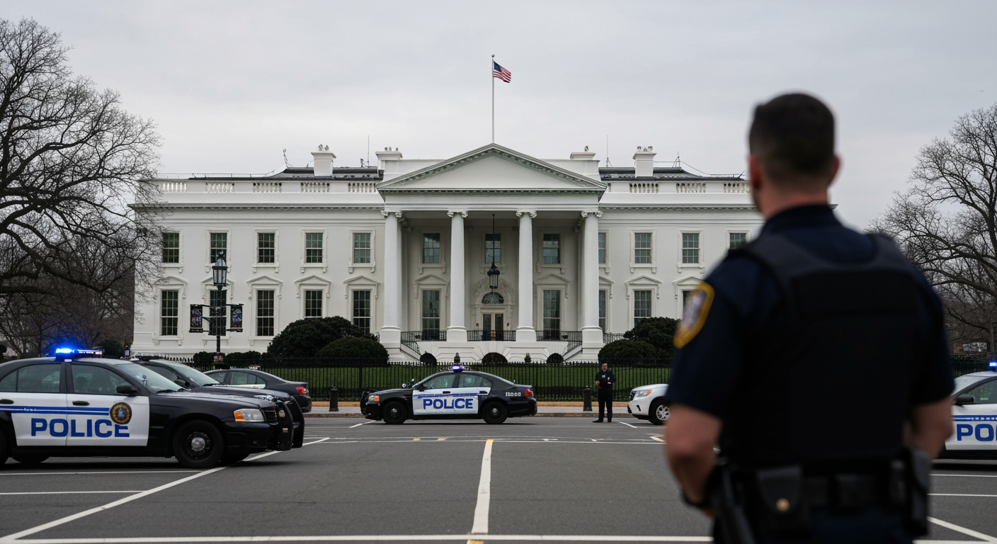 White House Locked Down Amid Reports of Gunfire, Heightening Security Concerns in the Nation's Capital