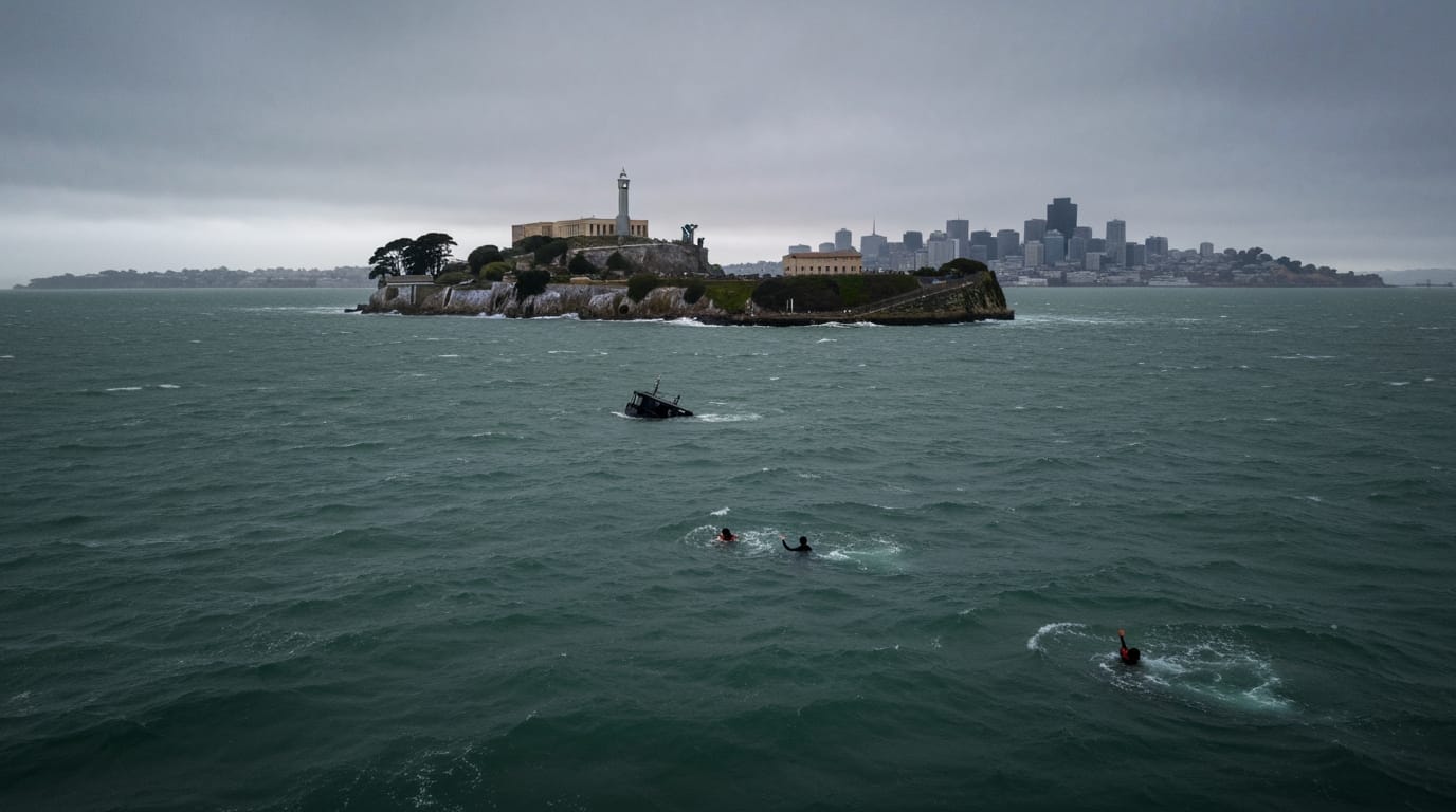 Tragedy Strikes San Francisco Bay: One Dead, Three Missing After Boat Sinks Near Alcatraz