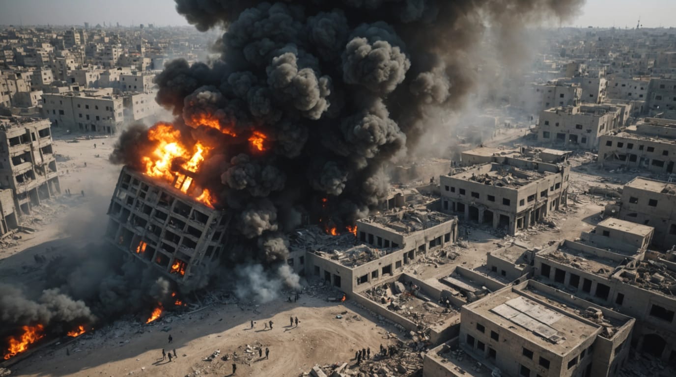Dozens Reported Killed in Overnight Gaza Air Strikes, Shattering Ceasefire
