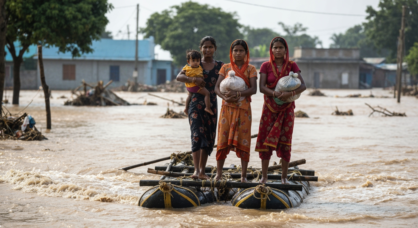 India's Annual Flood Ordeal: A Battle Against Rising Waters and Uncertain Futures