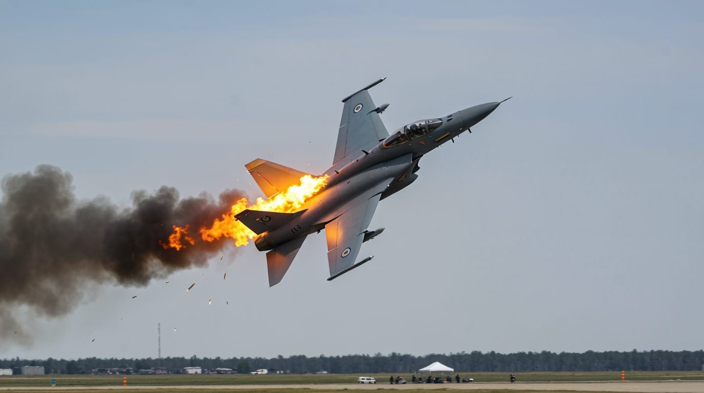 Mid-Air Collision at Idaho Air Show: Four Crew Members Miraculously Survive Fiery Jet Crash