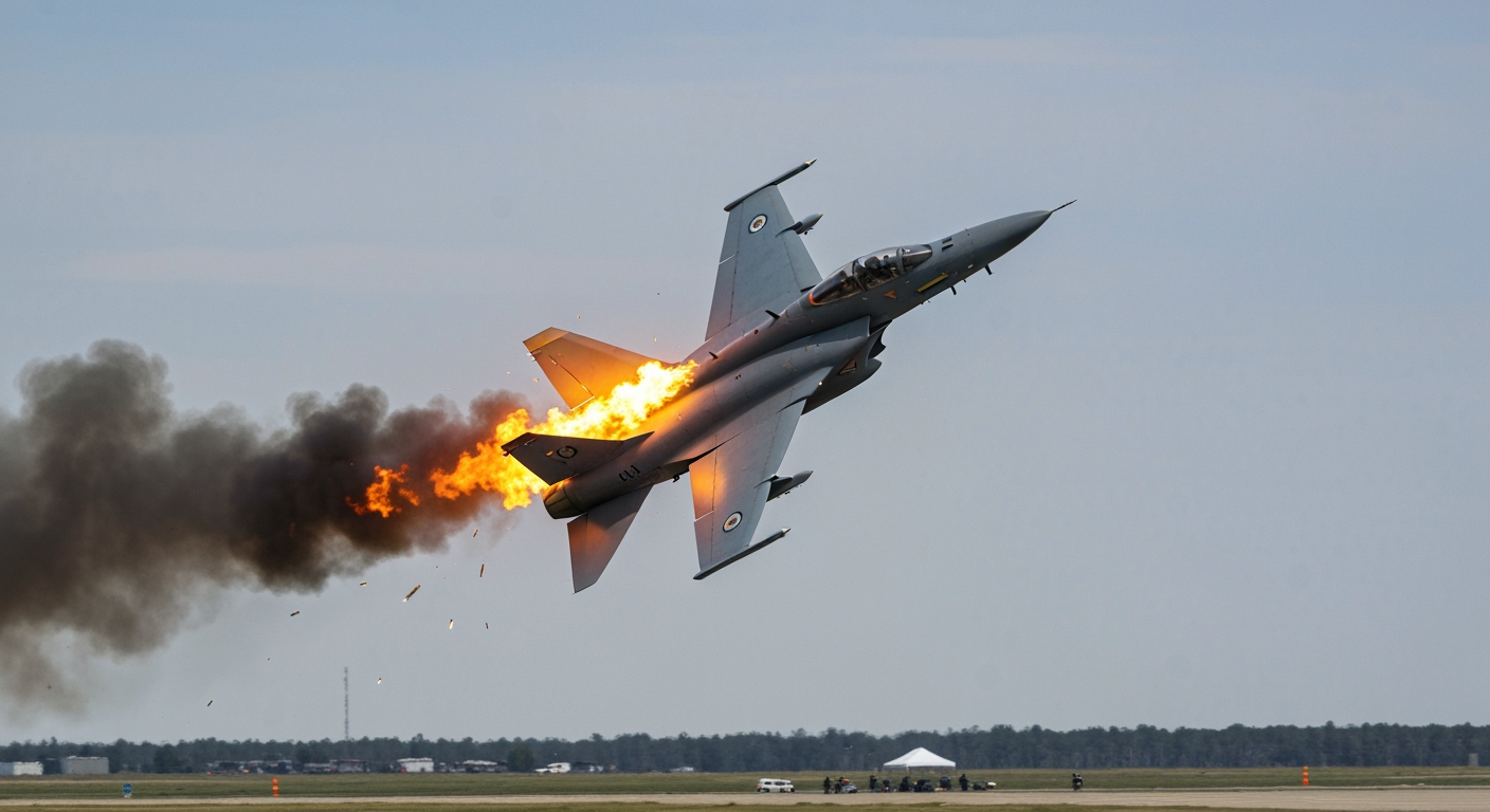 Mid-Air Collision at Idaho Air Show: Four Crew Members Miraculously Survive Fiery Jet Crash