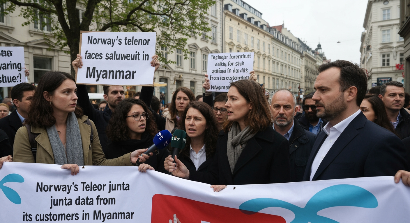 Norwegian Telecom Giant Telenor Sued Over Alleged Data Sharing with Myanmar Junta