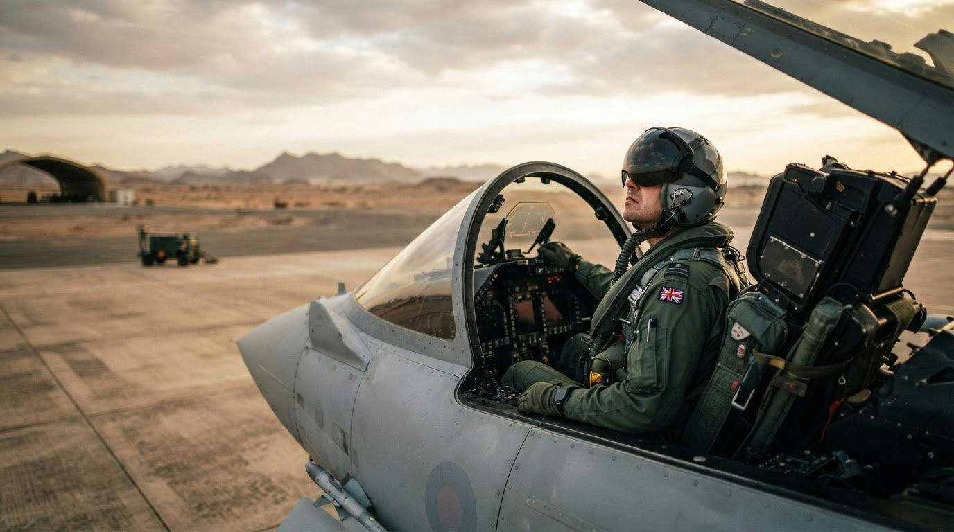 Britain Deploys RAF Typhoon Fighter Jets to Saudi Arabia
