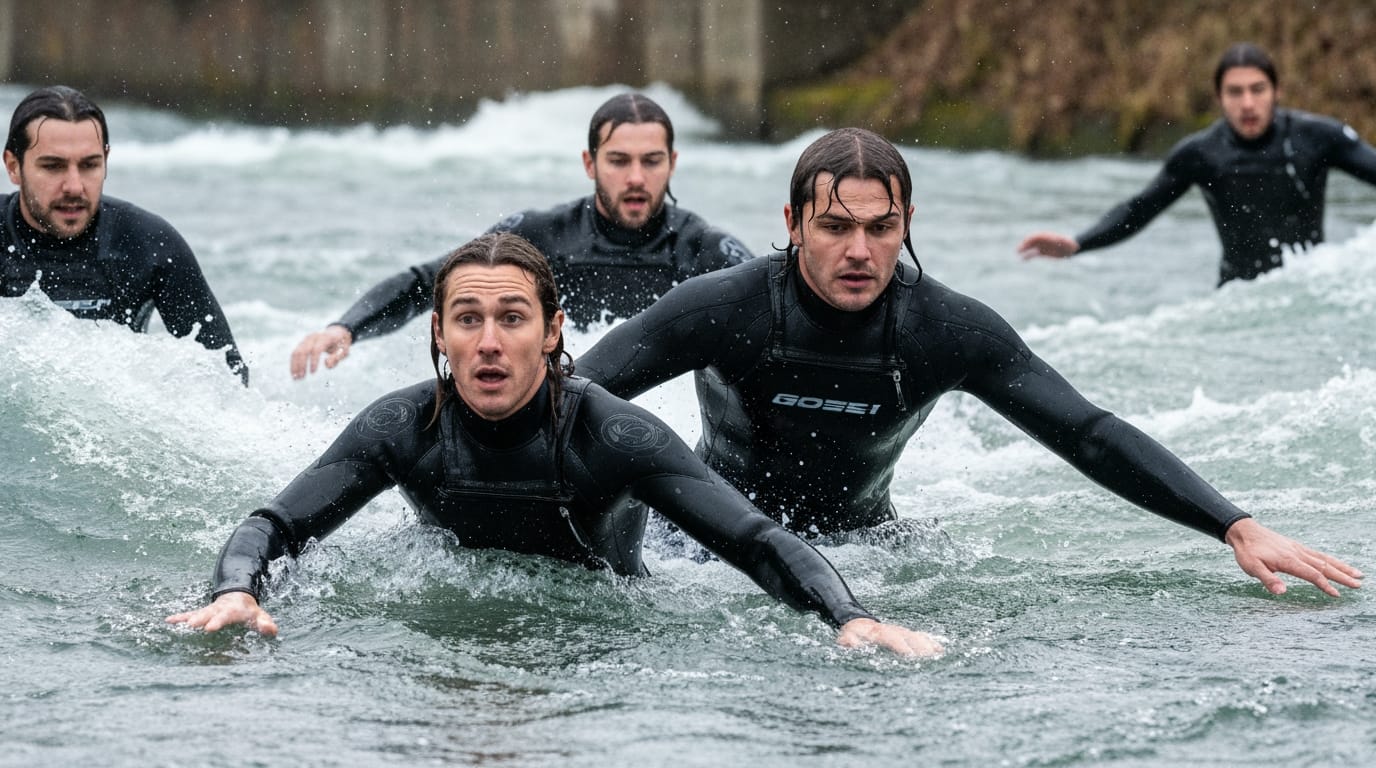 Munich Surfers Abandon Official Efforts to Restore Iconic Eisbach Wave