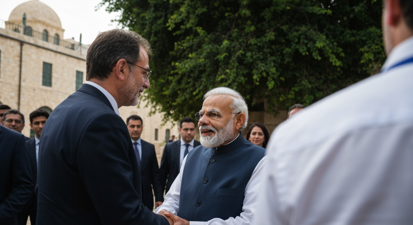India's Delicate Dance: Modi's Israel Visit Navigates a Complex Middle East
