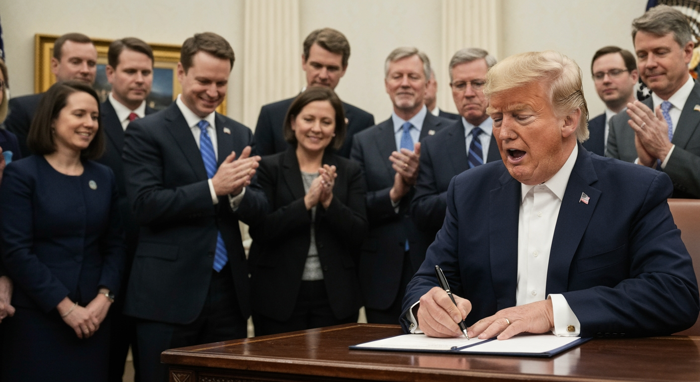 White House Ends Longest Government Shutdown as President Trump Signs Funding Bill