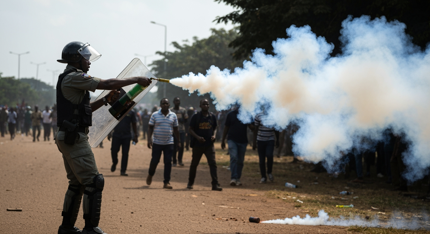 Kenyan Police Clash with Protesters as Anger Mounts Over US Ebola Quarantine Center