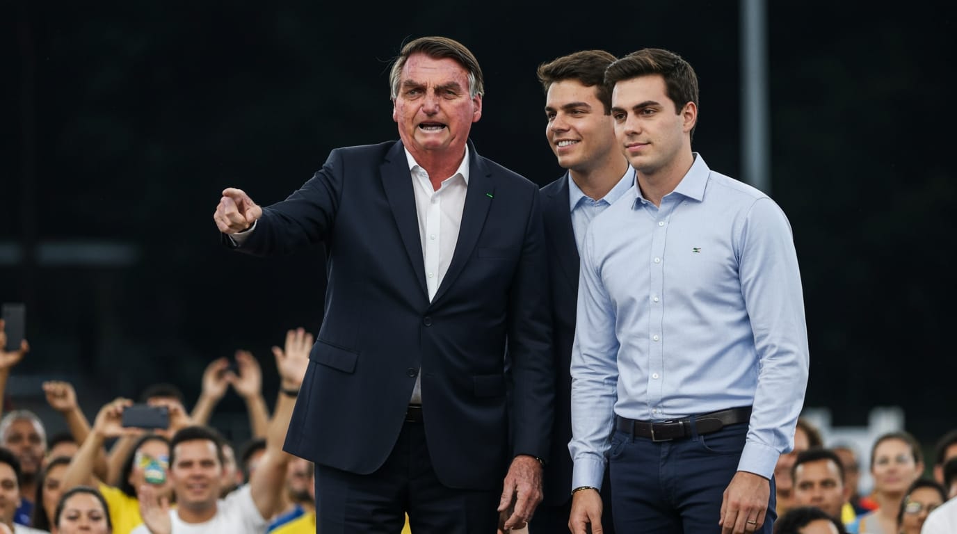 Bolsonaro Backs Eldest Son for 2026 Presidential Bid, Jolting Brazilian Political Landscape