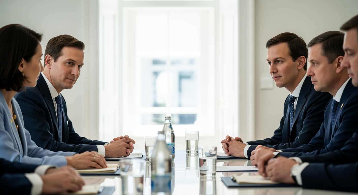 U.S. Envoys Witkoff and Kushner Engage Ukrainian Officials in Florida Amidst Complex Peace Negotiations