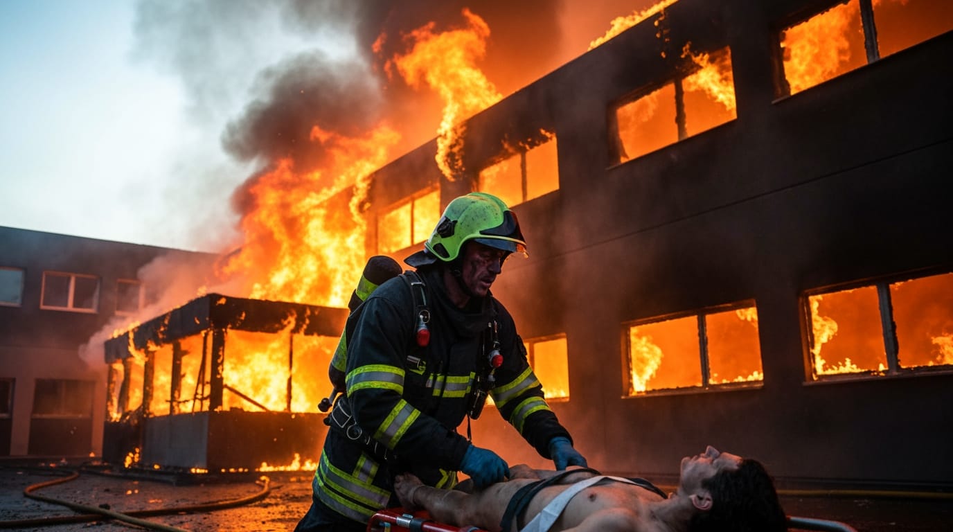 Tragic Fire at Hamburg Hospital Claims Two Lives, Dozens Injured