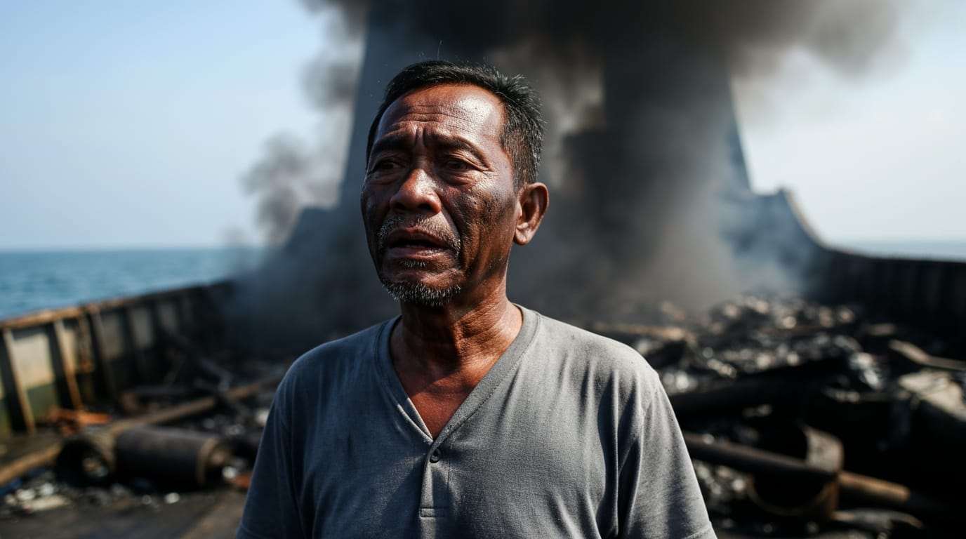 Tragic Ferry Fire Off Madura Island Claims Five Lives, 41 Remain Missing