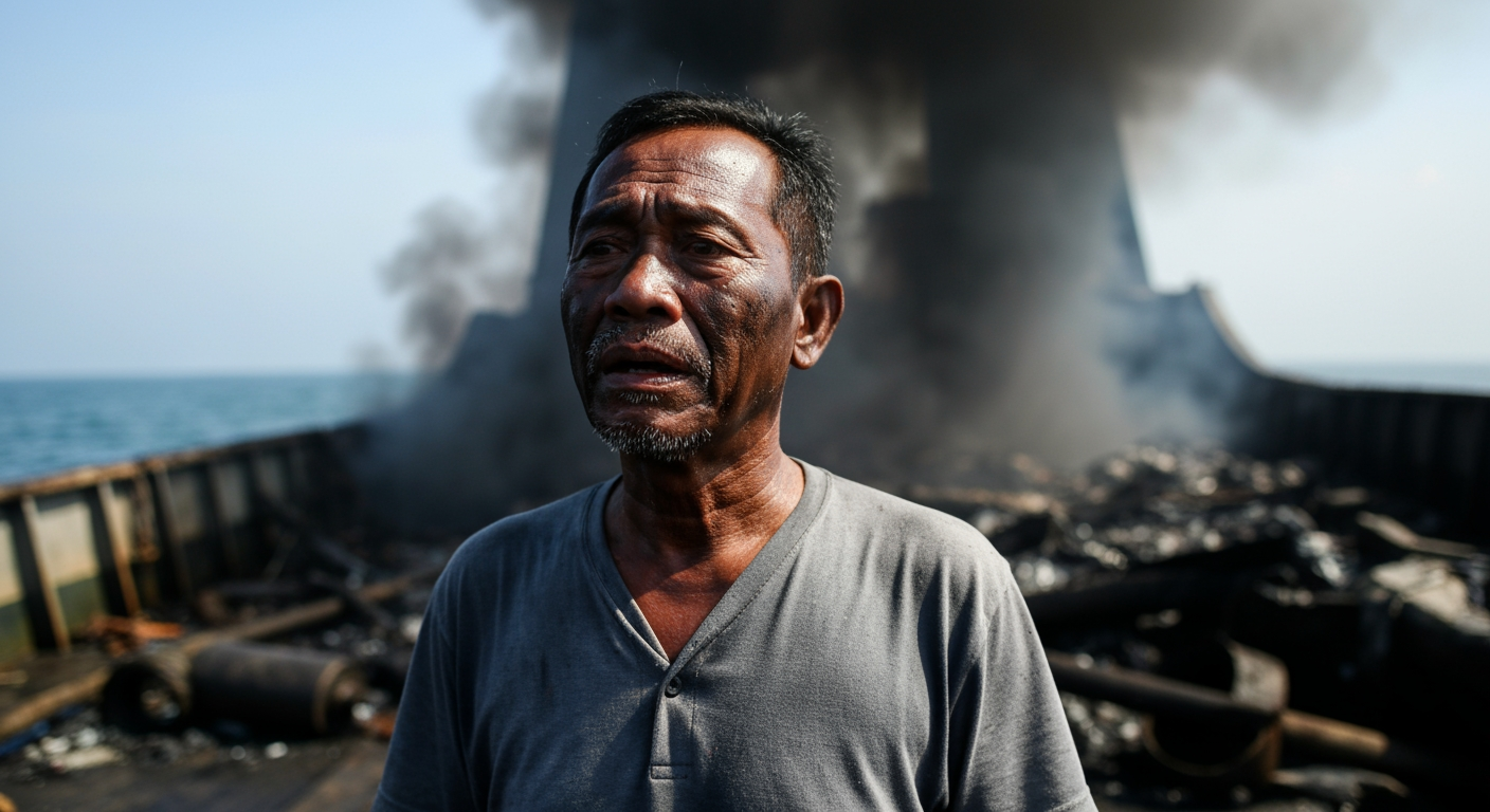Tragic Ferry Fire Off Madura Island Claims Five Lives, 41 Remain Missing