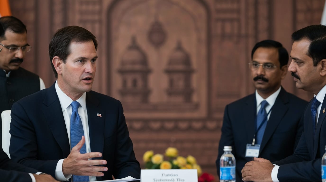Diplomacy in Motion: Secretary Rubio's India Visit Navigates Complex US-India Ties