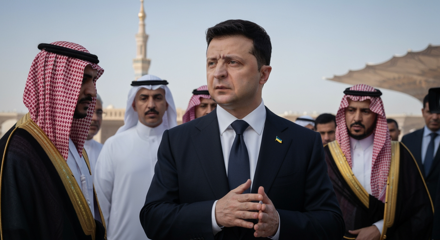 Diplomatic Crossroads: Zelenskyy Courts Saudi Support as Putin Weighs G20 Appearance Amid Shifting Global Alliances