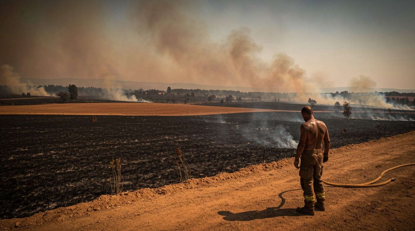 Europe's Wildfire Crisis Deepens as New Heatwave Looms Over France and Spain