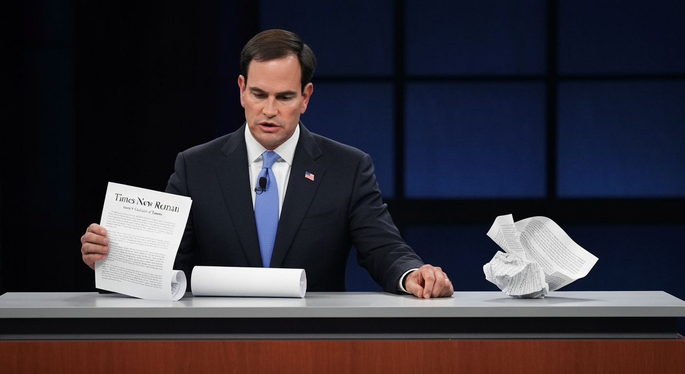 State Department Reverts to Times New Roman, Citing 'Wasteful' Calibri in Broader Administrative Shift