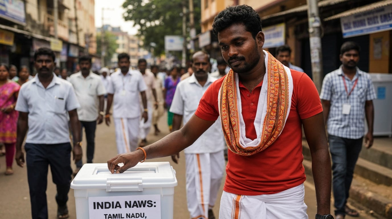 High-Stakes Balloting Underway in Tamil Nadu and West Bengal Assembly Elections