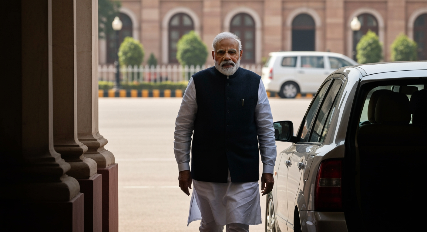 Prime Minister Modi Halves Convoy Size in Austerity Drive Amidst Economic Pressures