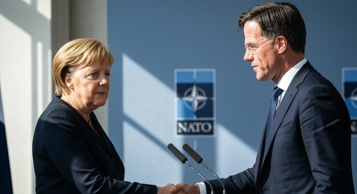 German Chancellor Merz and NATO Secretary General Rutte Forge United Front in Berlin Amidst Global Instability