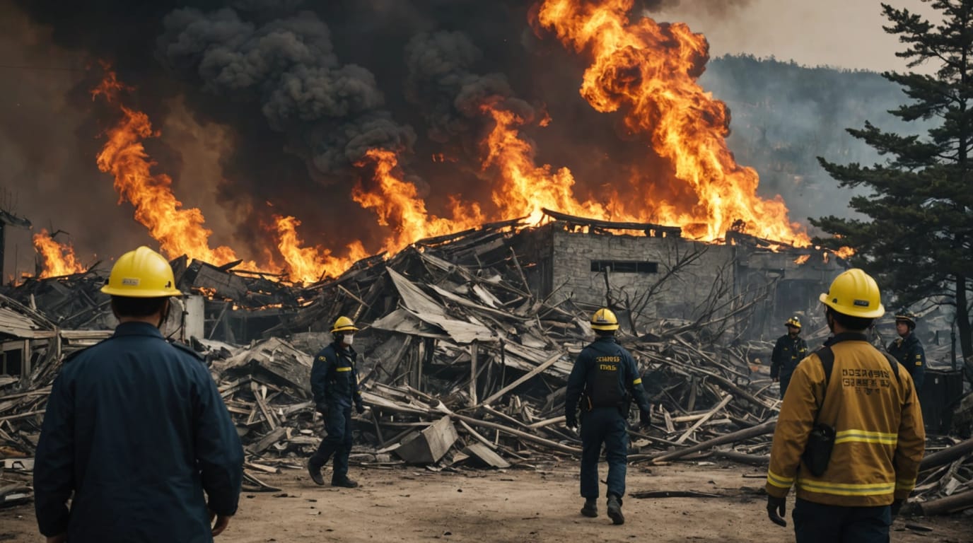 South Korea Battles Raging Wildfires; At Least 16 Dead