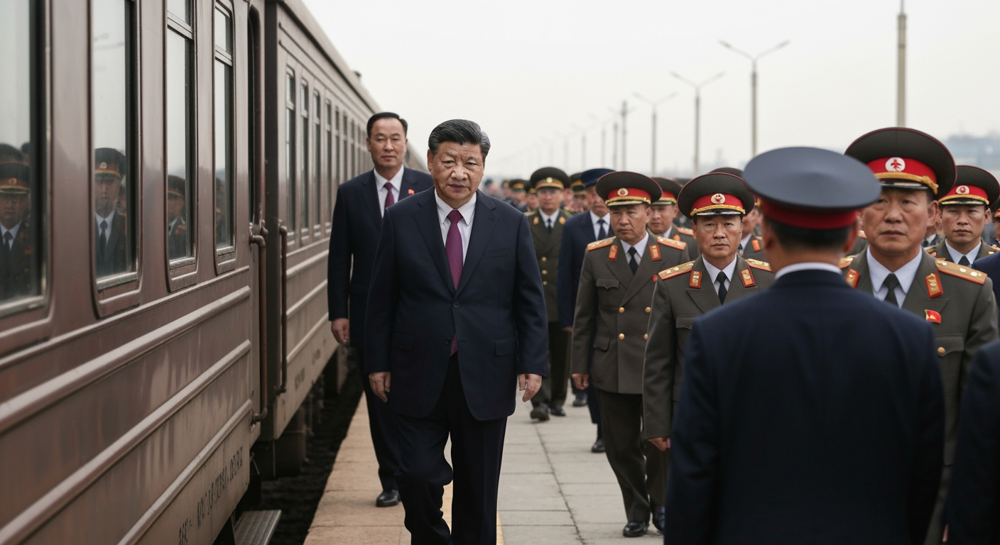 Xi Jinping Embarks on Rare North Korea Visit, Cementing Alliance Amidst Geopolitical Shifts