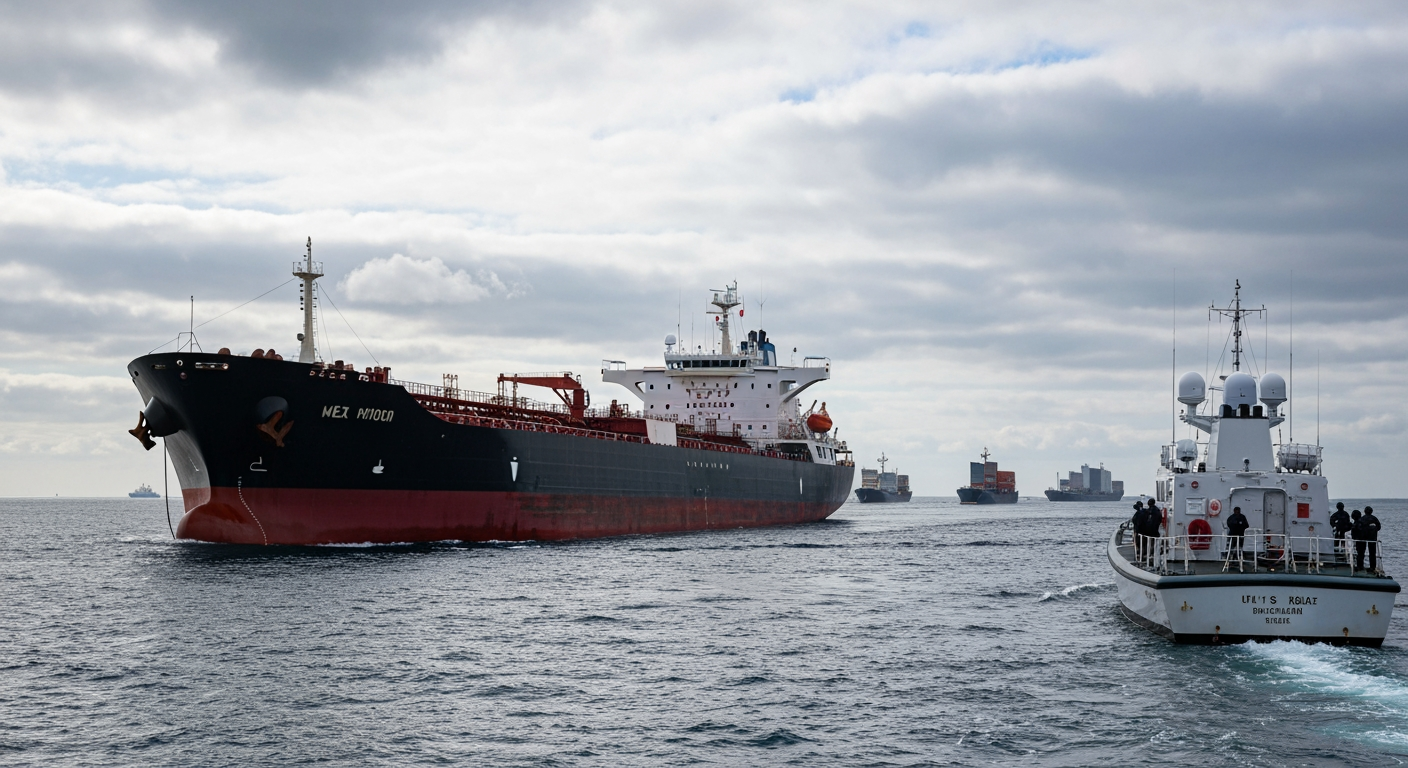 UK Intercepts Sanctioned Russian 'Shadow Fleet' Tanker in English Channel