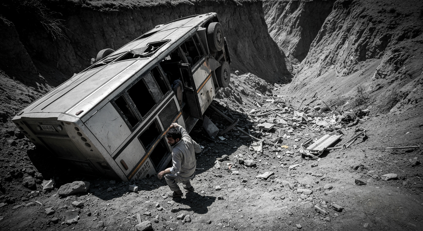 Tragic Bus Plunge in Pakistan Claims At Least 40 Lives, Sparks Renewed Calls for Road Safety