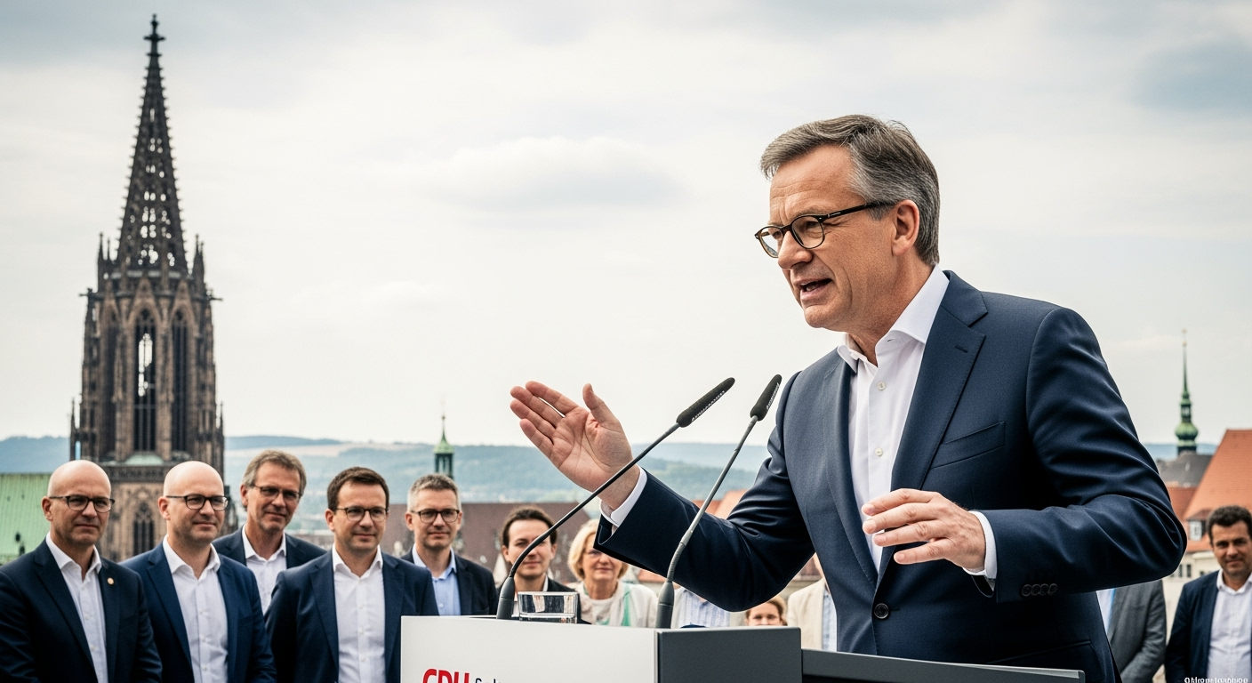 Navigating the Eastern Front: Merz Takes On AfD Stronghold Saxony