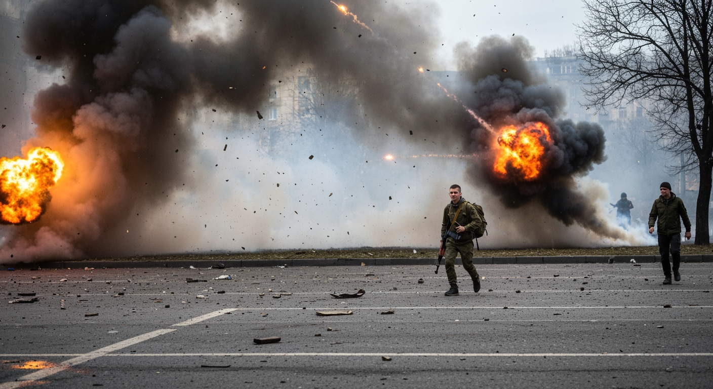 Kyiv Endures Massive Overnight Barrage as Russian Forces Unleash Waves of Missiles and Drones