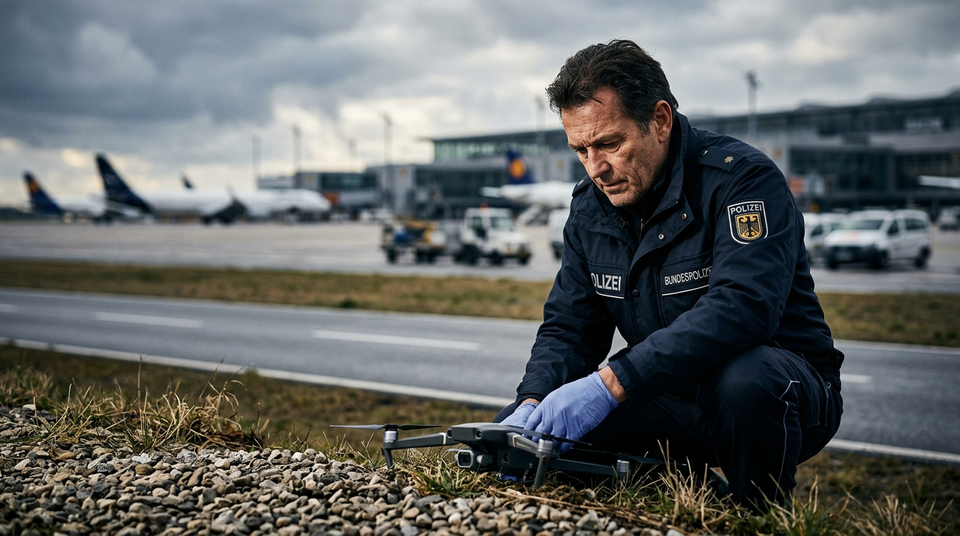 German Investigators Uncover Third Drone, Suspected Explosives in Intensifying Leipzig Airport Probe