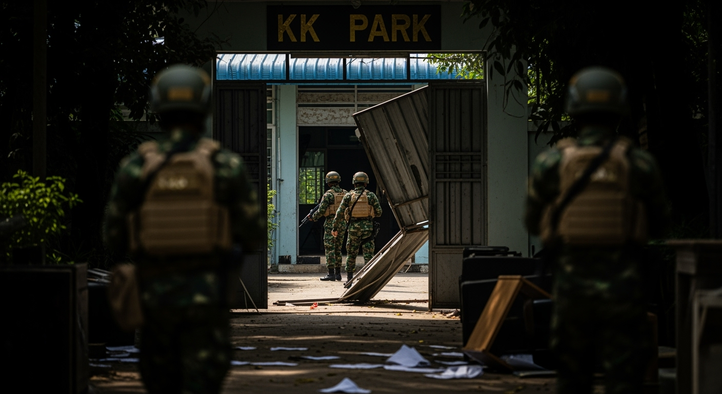 Myanmar Military Raids Notorious Cyberscam Hub, Detaining Thousands and Seizing Advanced Equipment