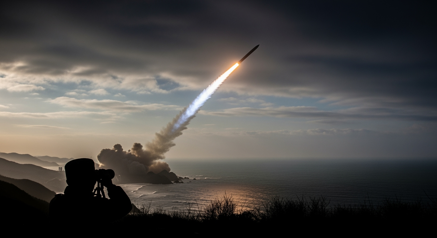 North Korea Fires Ballistic Missile Eastward, Heightening Tensions Ahead of Asia-Pacific Summit