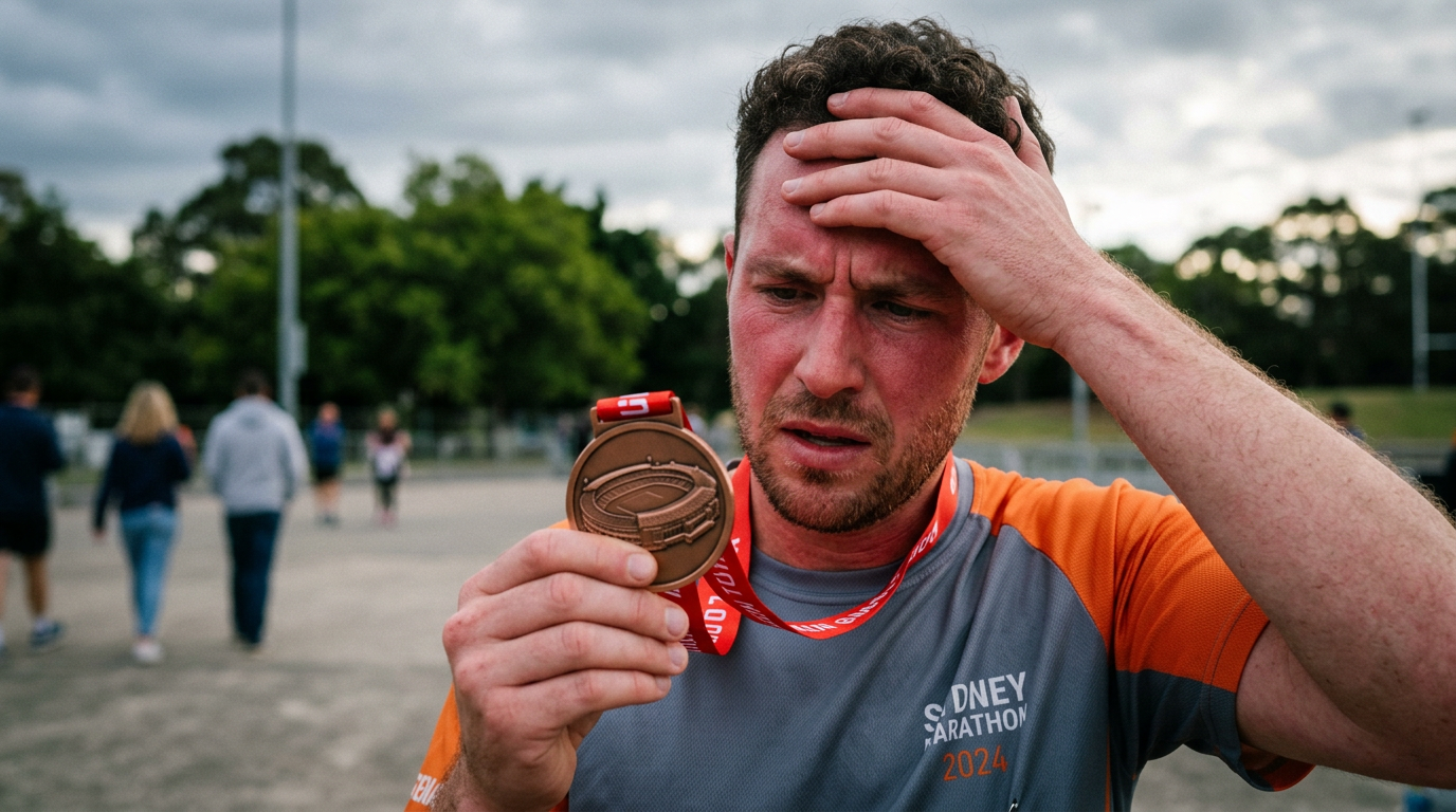 Sydney Marathon Medal Muddle: German Stadium Appears on Australian Award