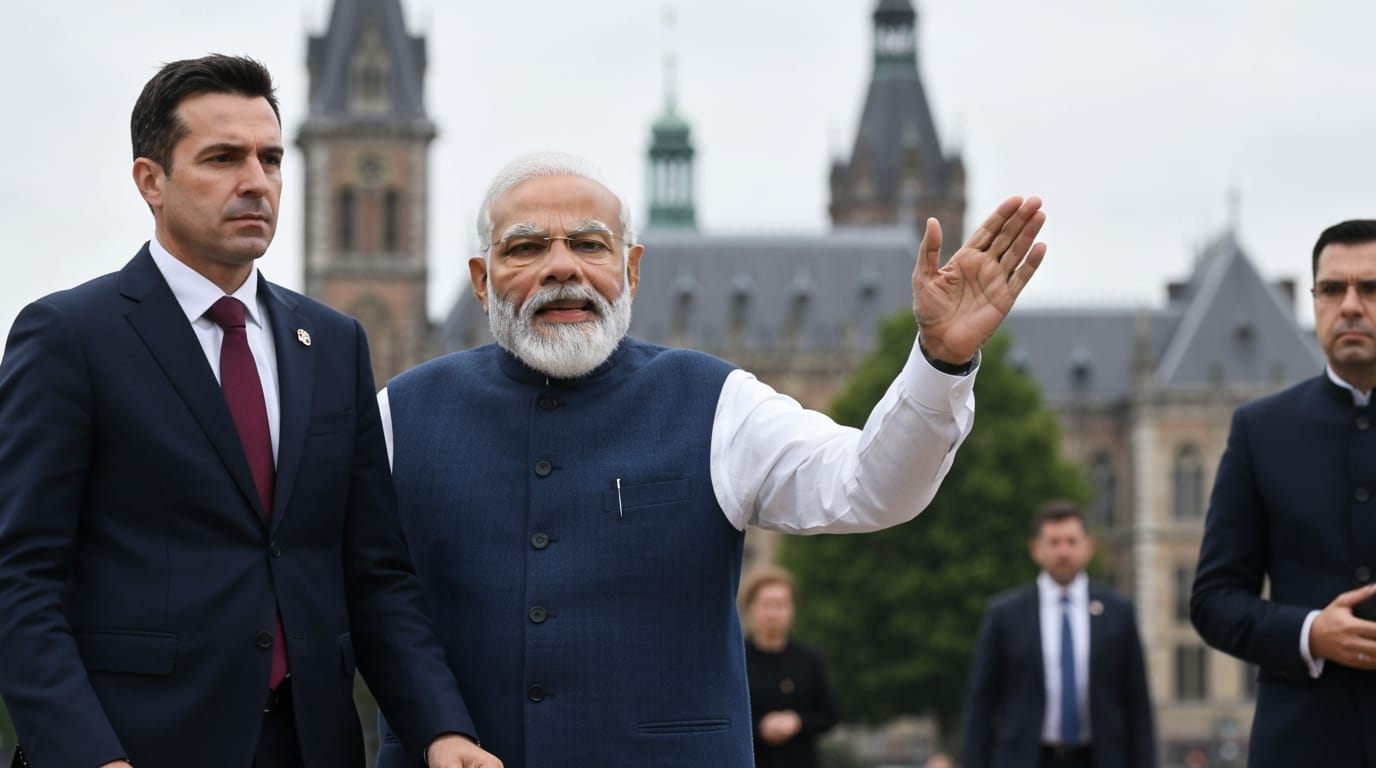 India Deepens European Ties: PM Modi Arrives in Netherlands to Bolster Strategic Partnerships