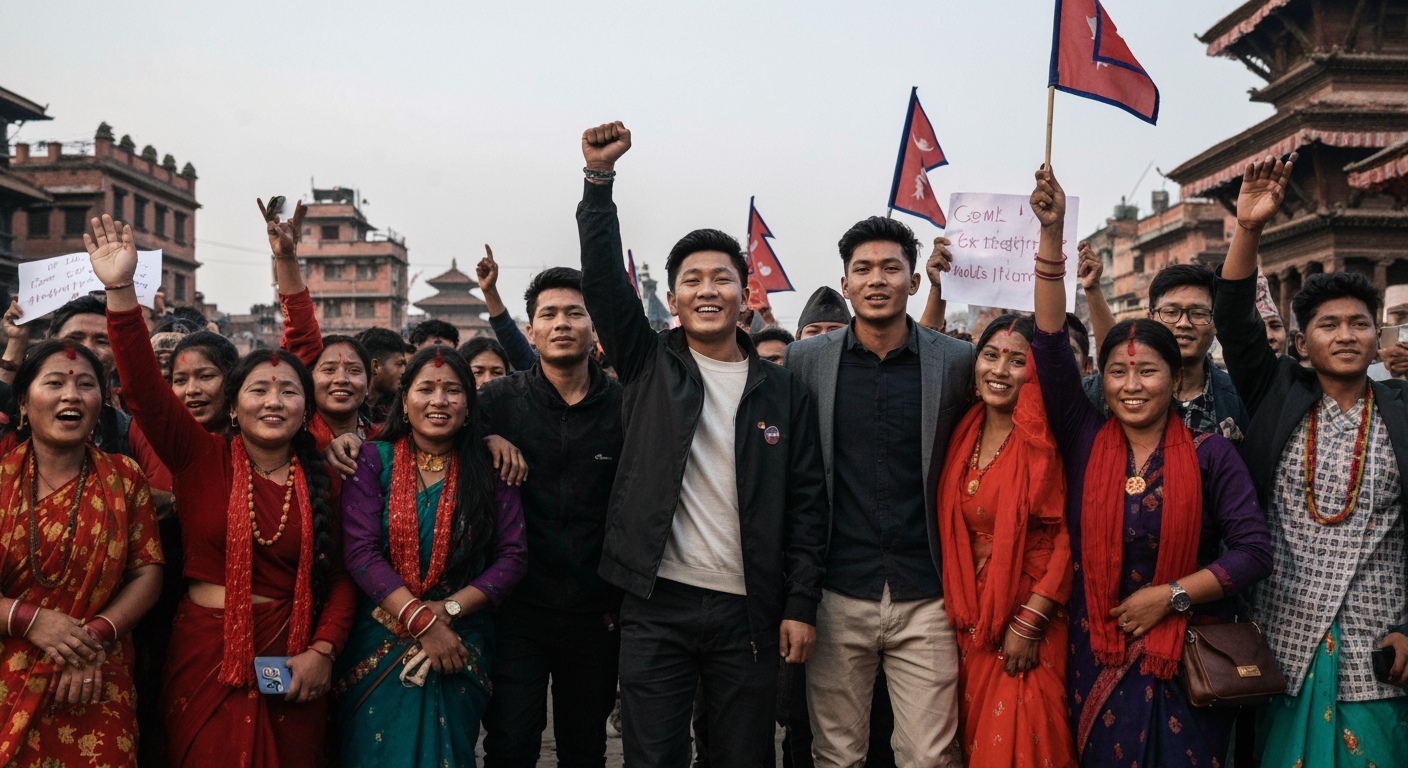Nepal's Political Earthquake: Ex-Rapper's Party, Buoyed by Gen Z, Secures Landslide Victory