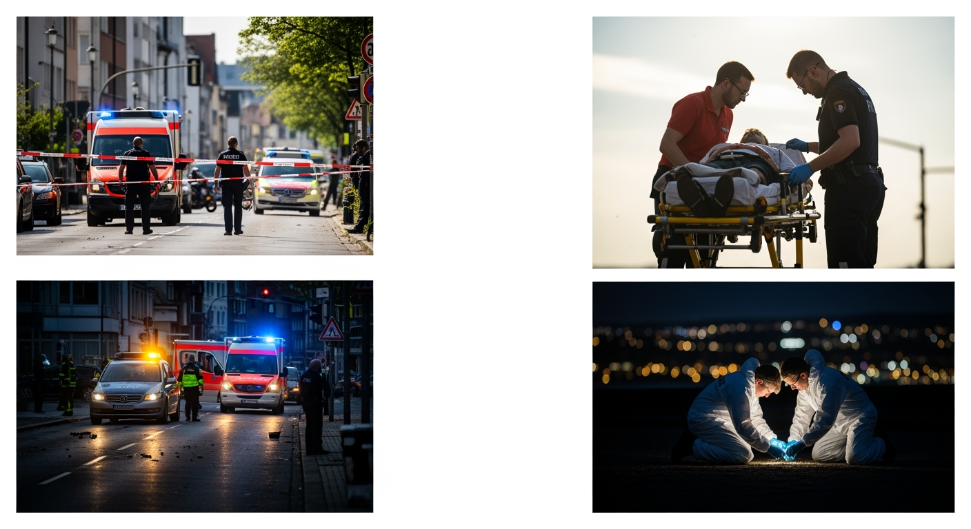 Shooting Incident in Giessen Leaves Several Injured, Manhunt Underway