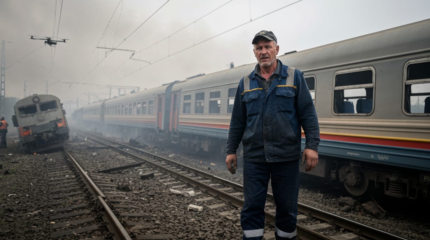Russia Intensifies Drone Assaults on Ukrainian Railways, Escalating "Logistical Terrorism"