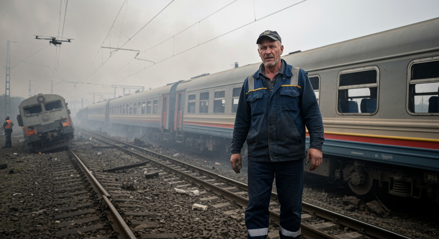 Russia Intensifies Drone Assaults on Ukrainian Railways, Escalating "Logistical Terrorism"