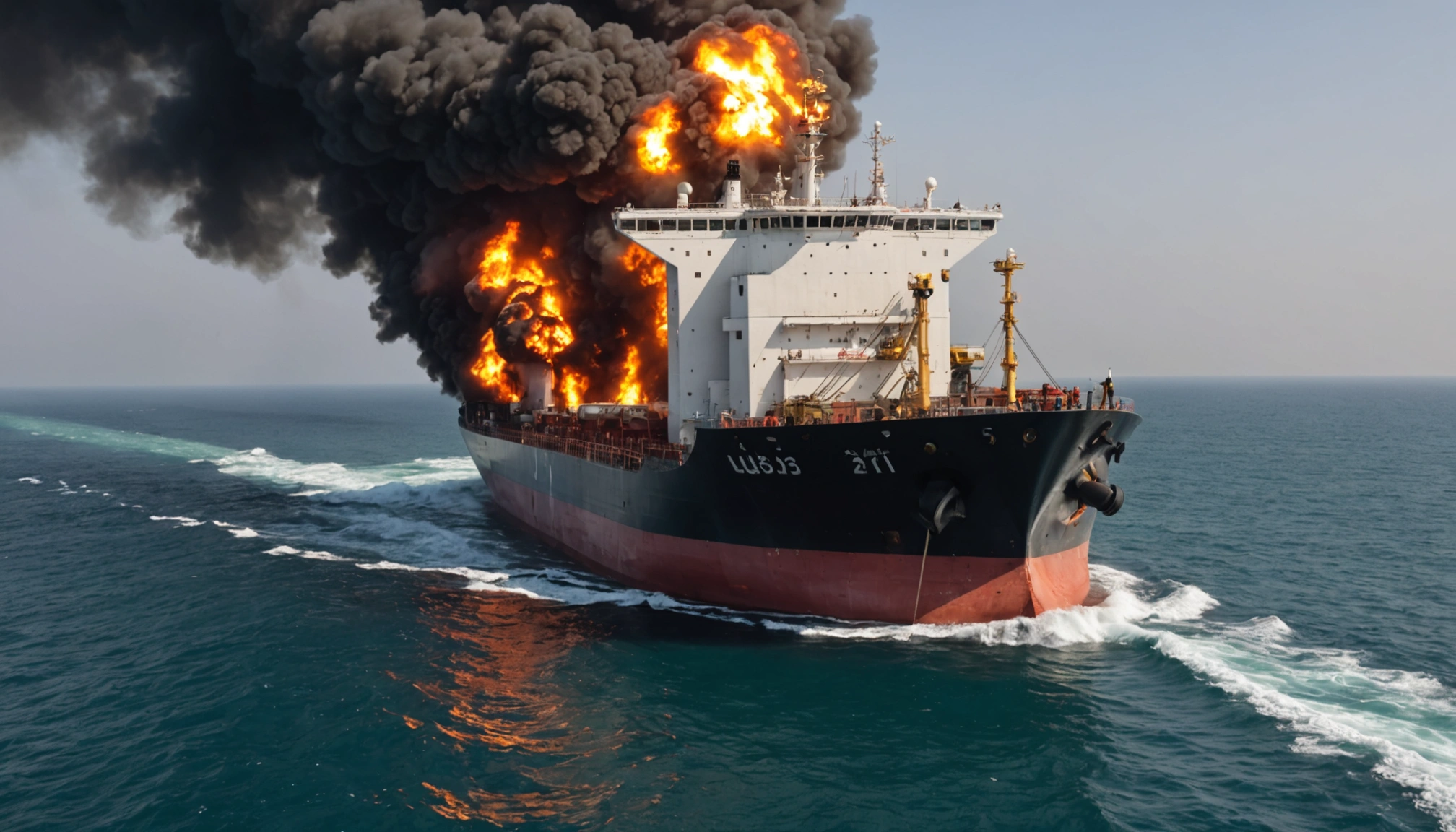 UAE Coast Guard Rescues 24 After Oil Tanker Collision Sparks Fire in Gulf of Oman
