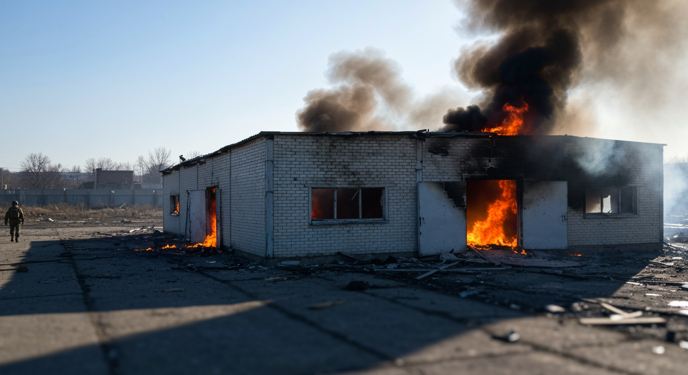 Deadly Ukrainian Drone Barrage Rocks Russian Logistics and Industry, Killing Seven