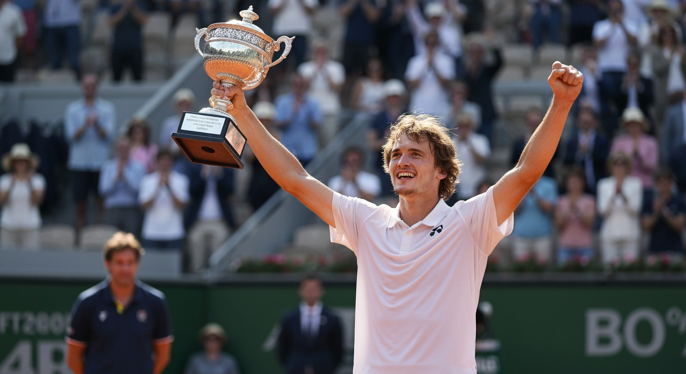 Zverev Breaks Grand Slam Drought with Historic French Open Victory