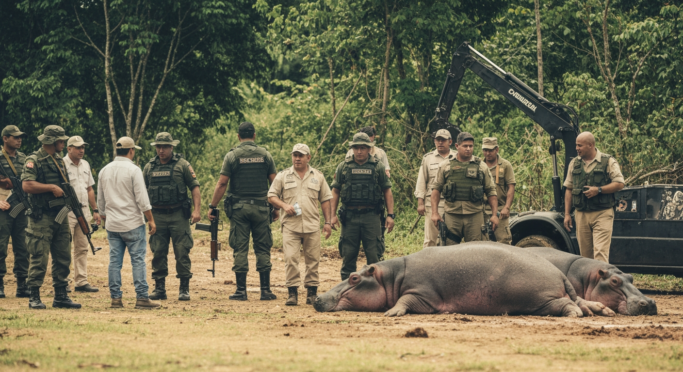 Colombia Authorizes Cull of Pablo Escobar's 'Cocaine Hippos' Amid Escalating Ecological Crisis