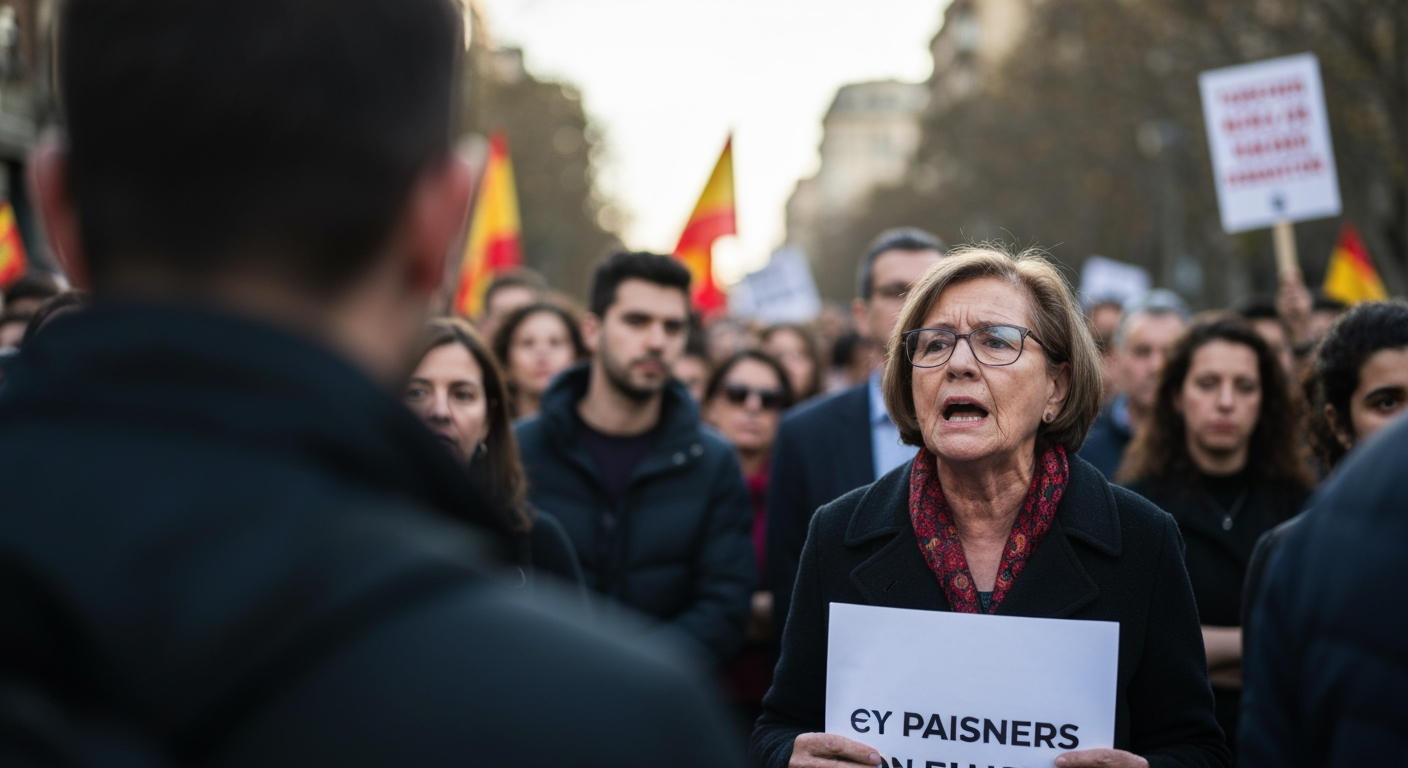 Tens of Thousands Rally in Madrid Demanding Sánchez's Resignation Amidst Spreading Corruption Allegations