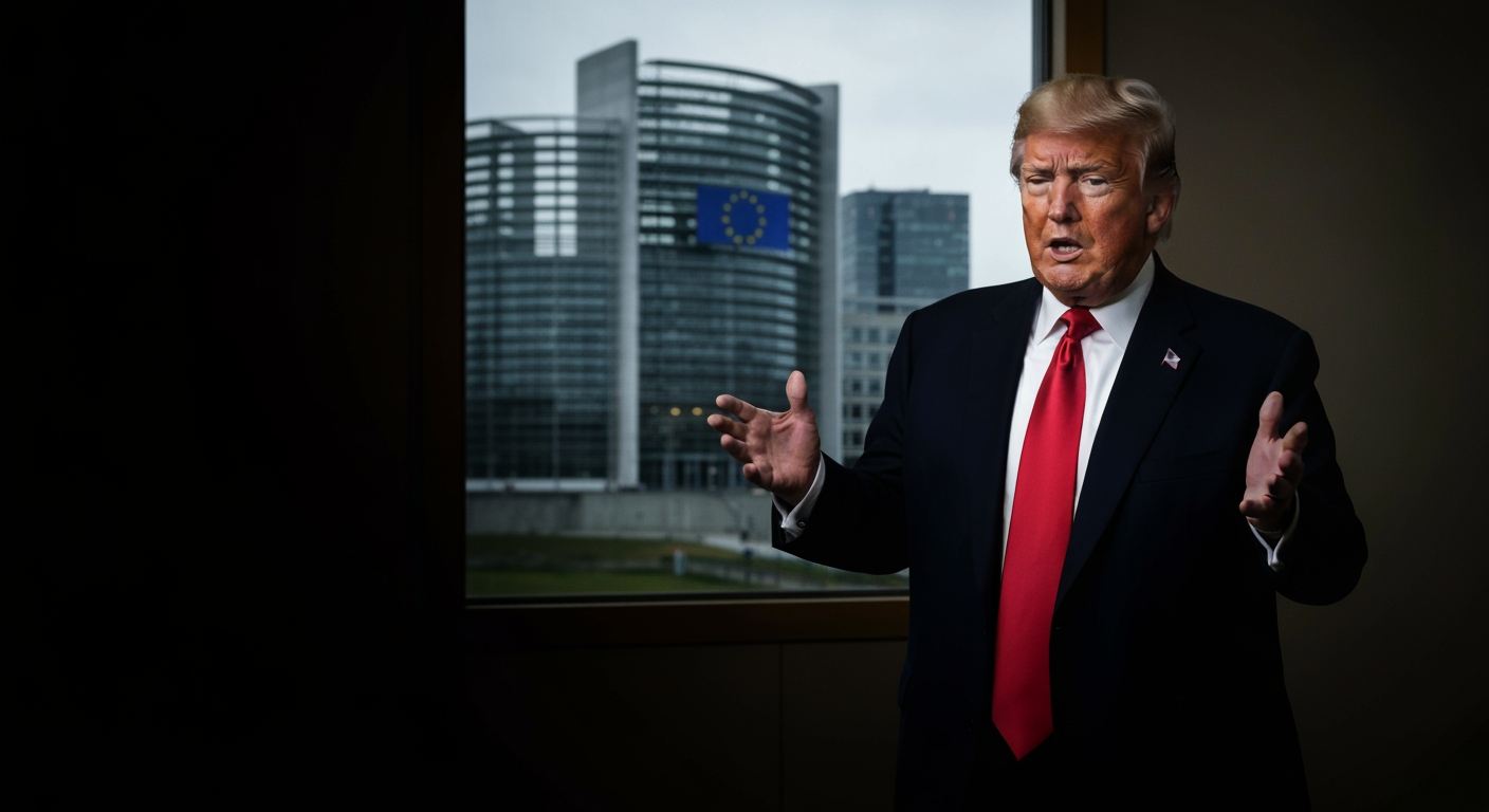 Trump Threatens Tariffs, Trade Probe Amid Escalating EU Tech Fines