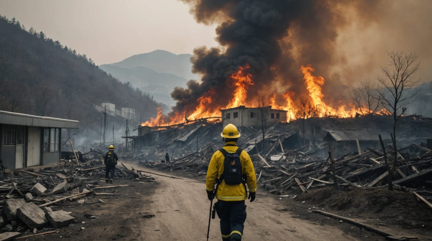 South Korea Battles Deadly Wildfires, Prompting Mass Evacuations