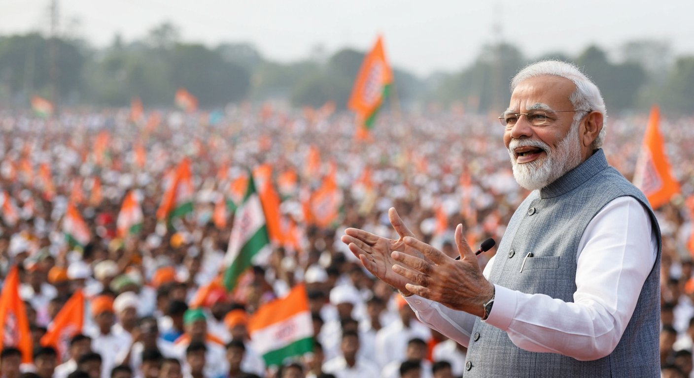 Modi Intensifies Assam Campaign Ahead of Crucial Assembly Polls